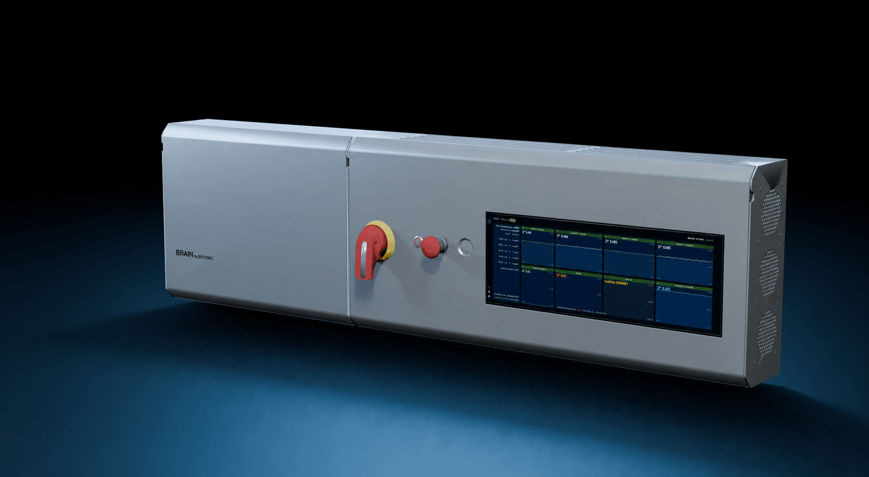 Interkey BRAIN industrial control platform with integrated operator display