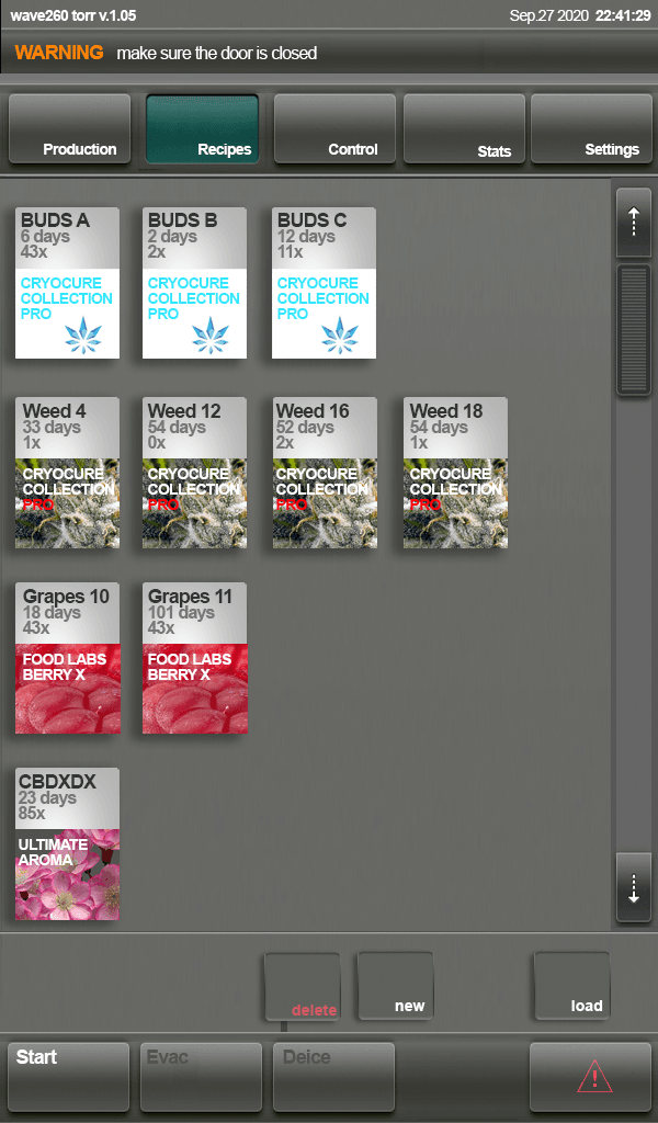 FD260 MenuRECIPES PAYFOR