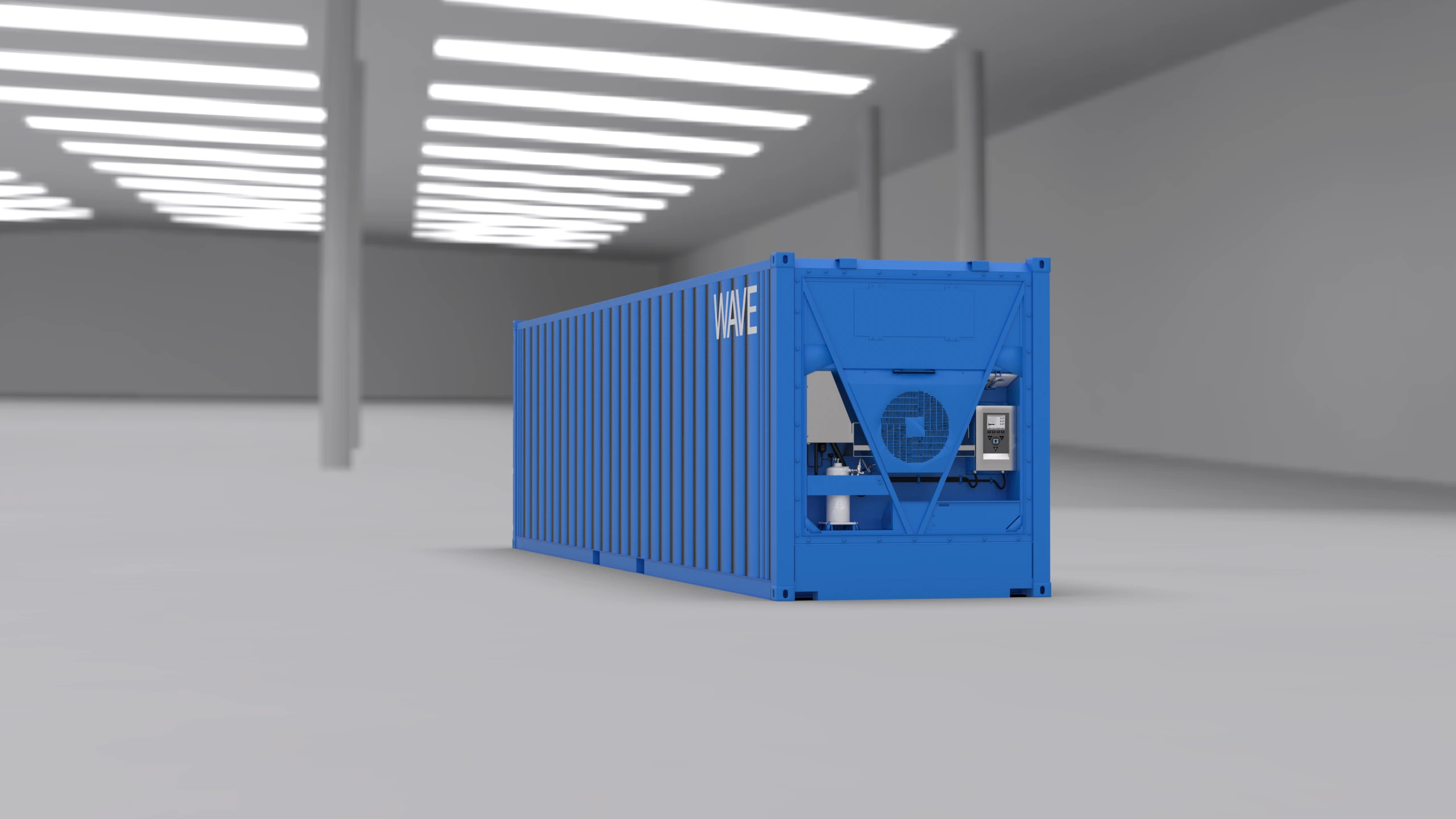 WAVE product visualization · refrigeration unit