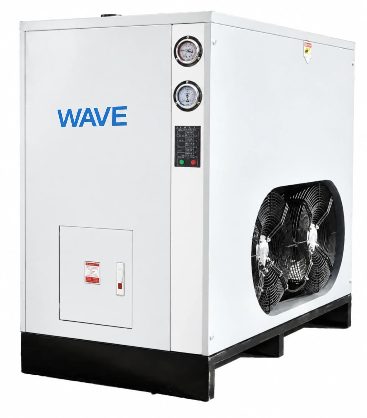 Refrigerated air dryer · Original photo · WAVE colour concept