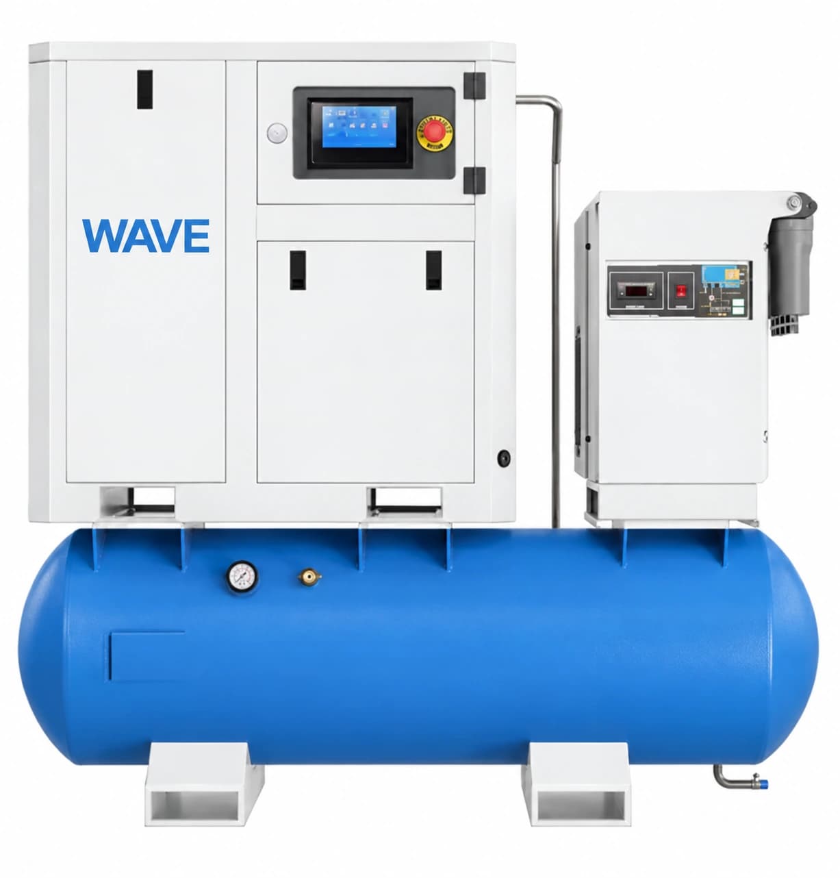 Four-in-one-Druckluftstation · Originalaufnahme · WAVE-Farbkonzept