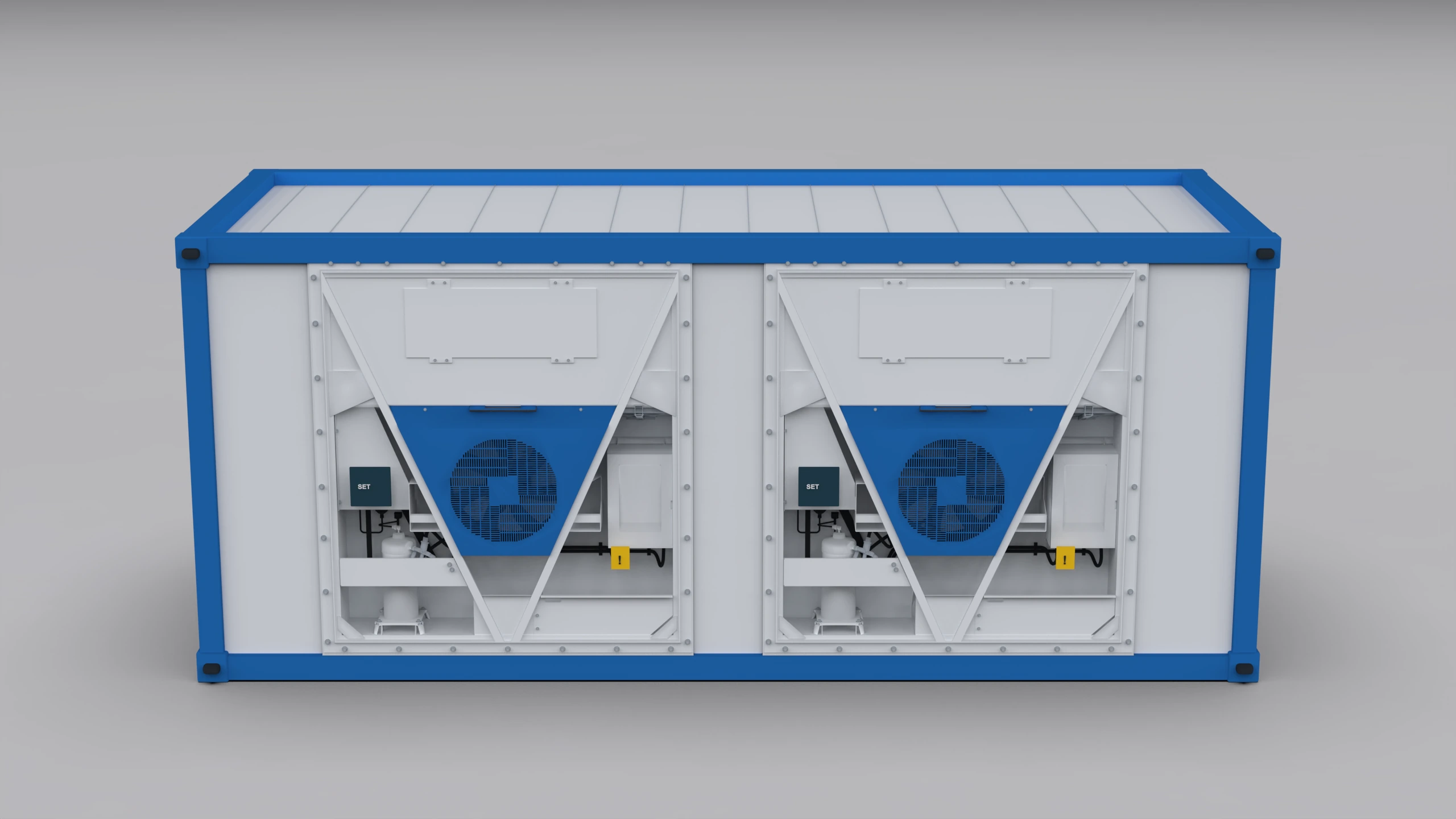WAVE design visualization · configurable layout · refrigeration side