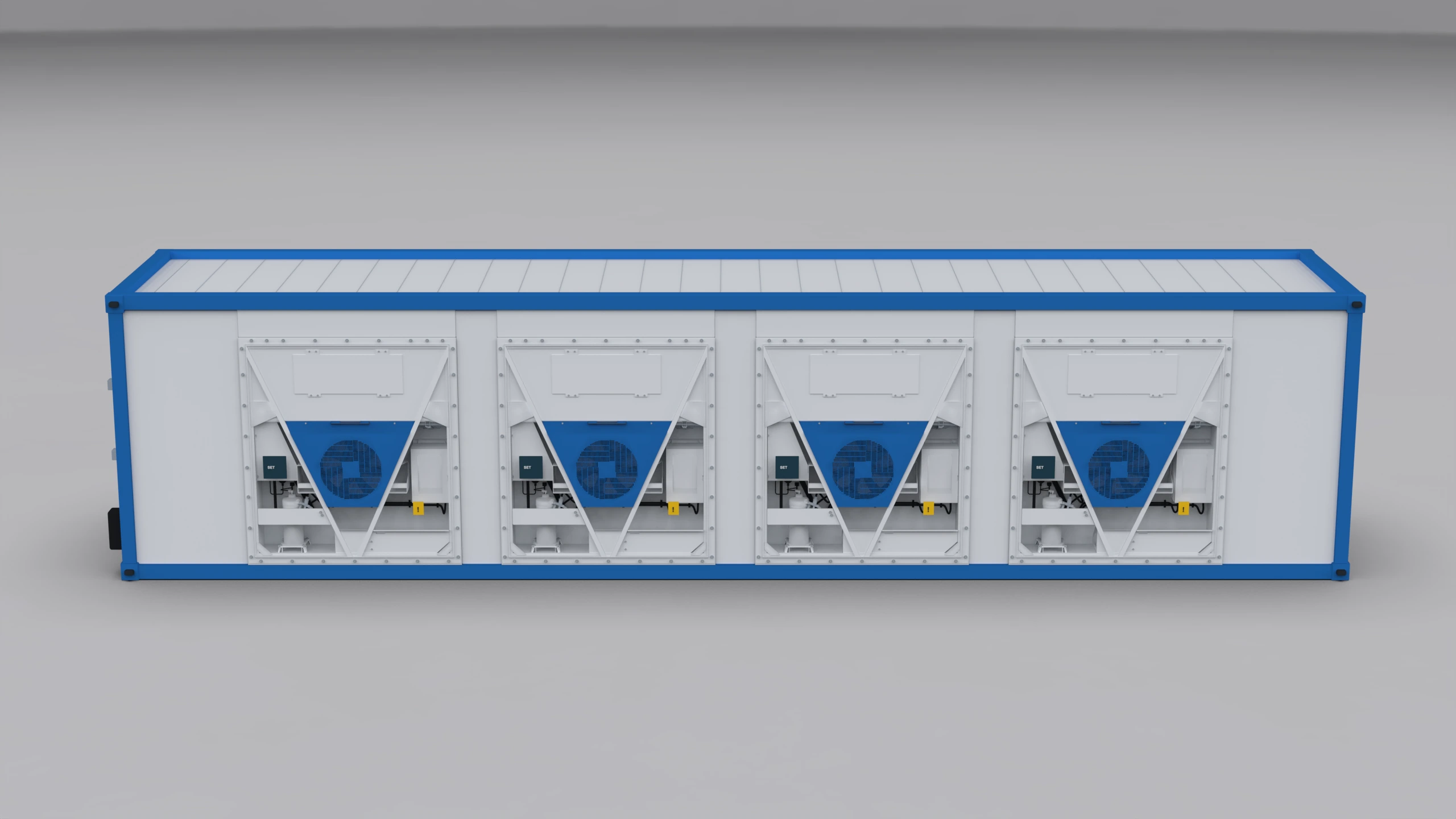 WAVE design visualization · configurable layout · refrigeration side